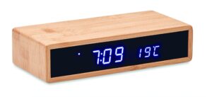 Bezprzew. ładowarka z bambusa MORO