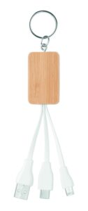 Bambusowy kabel 3 w 1 CLAUER