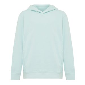 Dziecięca bluza z kapturem i kieszeniami Iqoniq Yengo z bawełny z recyklingu